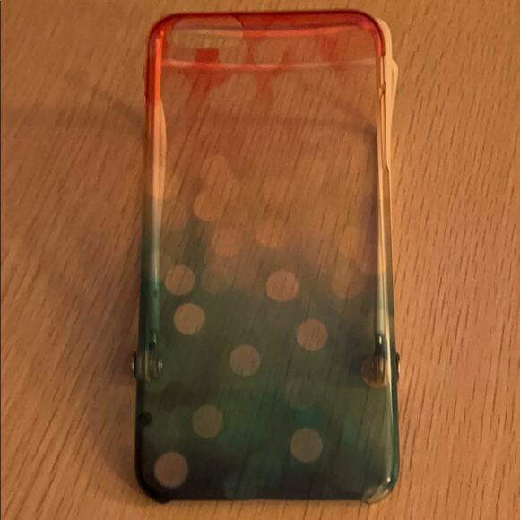 iPhone 6 Plus rainbow dot snap on case w/ cable - Picture 1 of 9